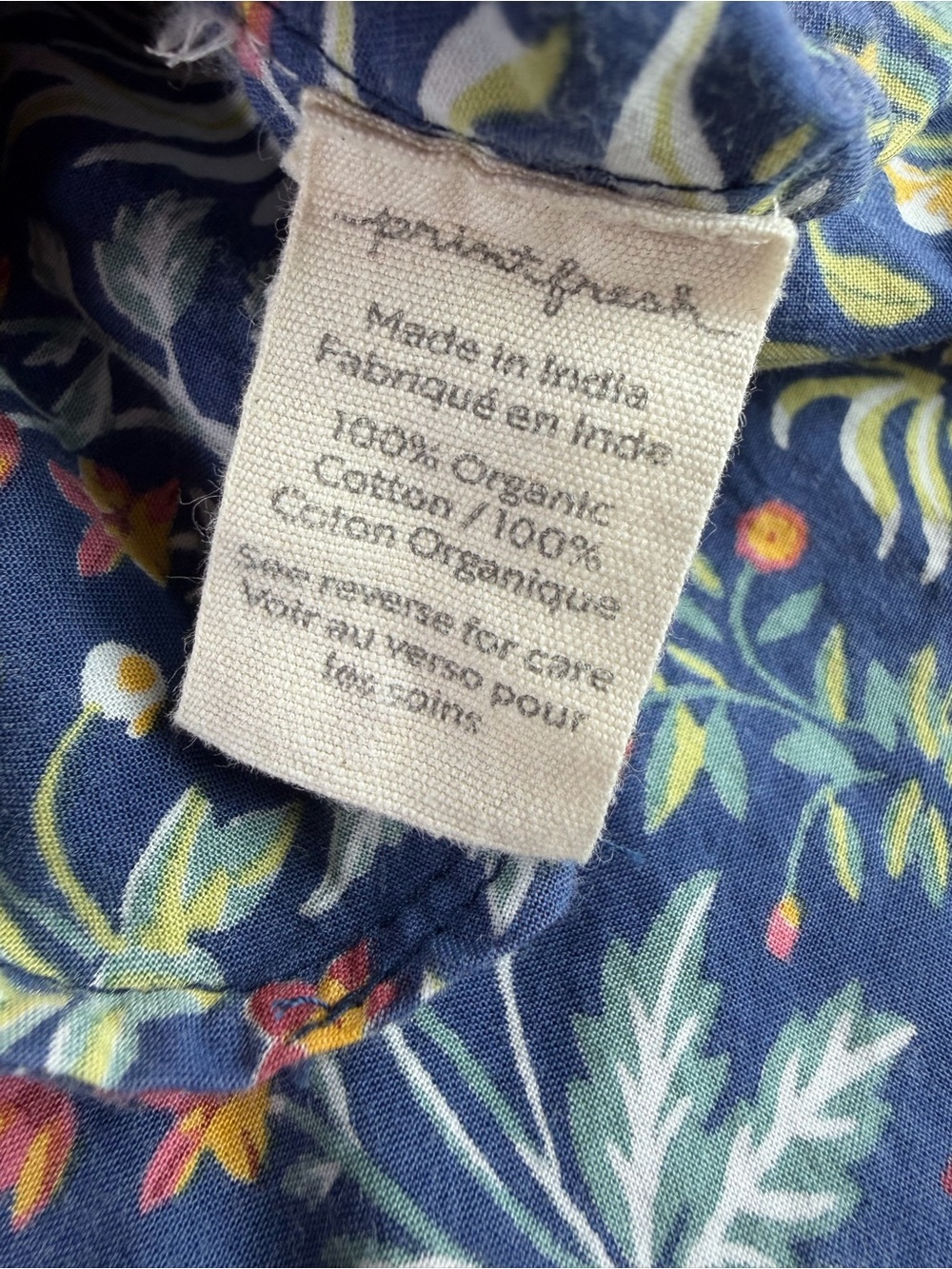 Printfresh Unicorn Pintuck Organic Cotton Floral Pajama Dress - Picture 9 of 11